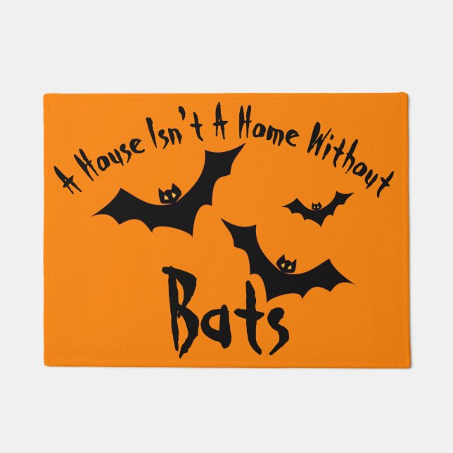 Felpudo Bat House Halloween (Anverso)