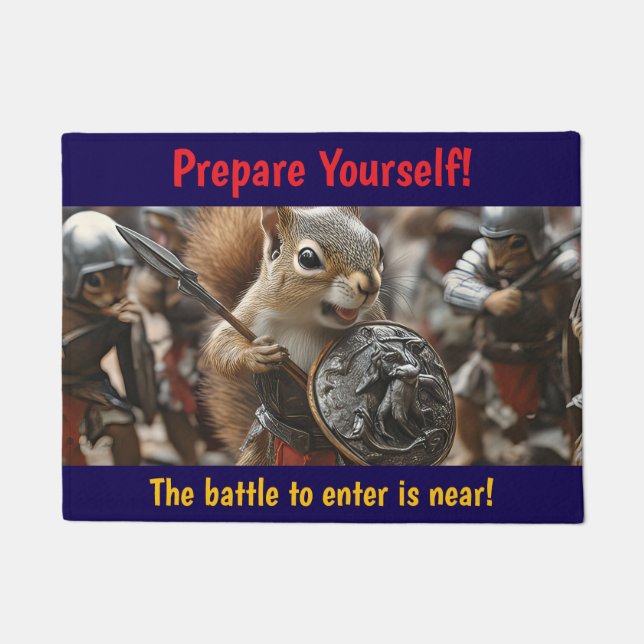 Felpudo Batalla de ardilla (Anverso)