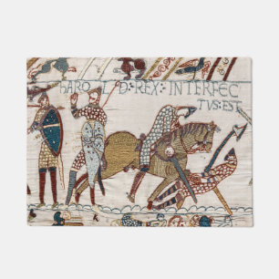 Felpudo Batalla de Hastings - Tapiz Bayeux Rey Harold