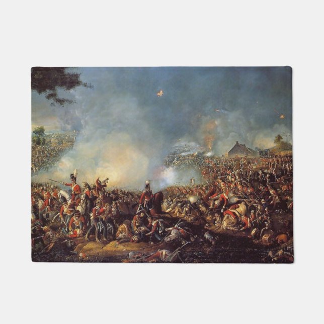 Felpudo Batalla De Waterloo (Anverso)