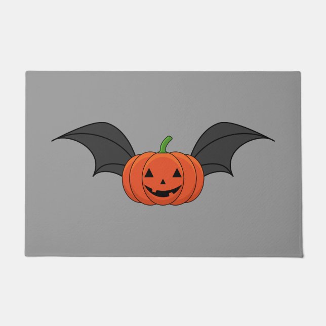 Felpudo Bate de calabaza de Halloween (Anverso)