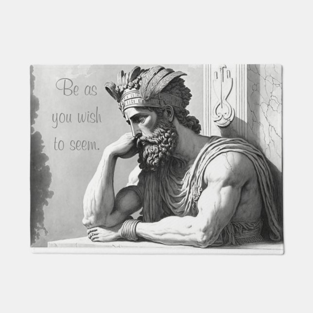 Felpudo Be as you wish to seem (Anverso)