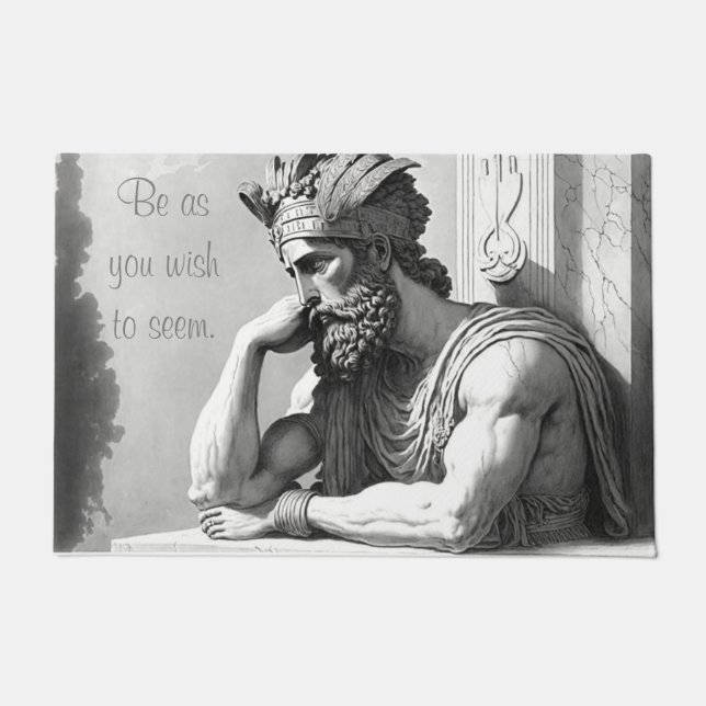 Felpudo Be as you wish to seem (Anverso)