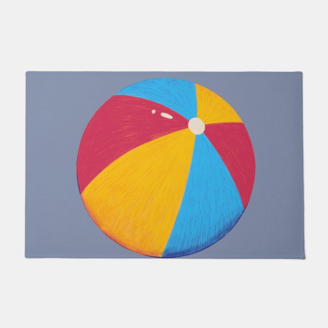 Felpudo Beach Ball Door Mat (Anverso)