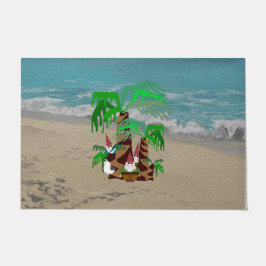 Felpudo Beach Gnomes Large Doormat