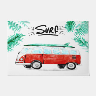 Felpudo Beach Living Welcome Mat, Surf Doormat