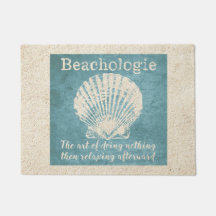 Beachologie Do Nothing Door Mat