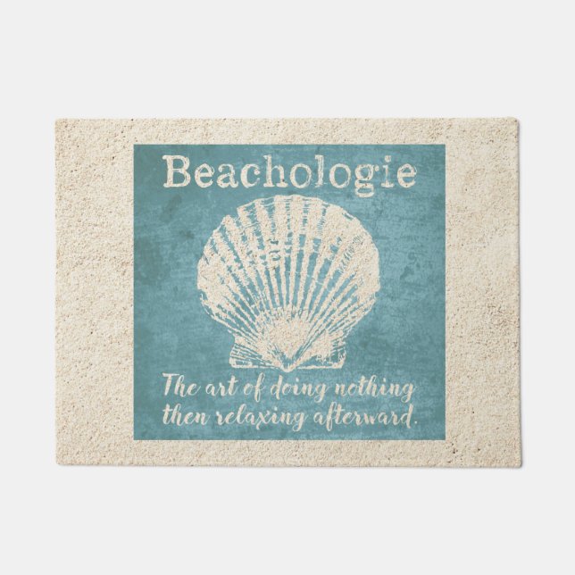 Felpudo Beachologie Do Nothing Door Mat (Anverso)