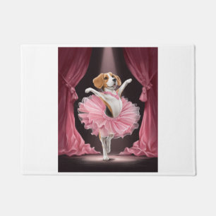 Felpudo Beagle Bailarina - Baile Divertido de Perro