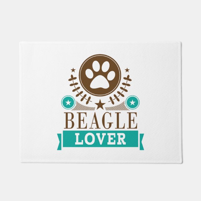 Felpudo Beagle Dog Lover (Anverso)