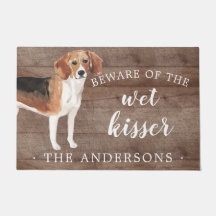 Beagle Dog Personalizada Door Mat