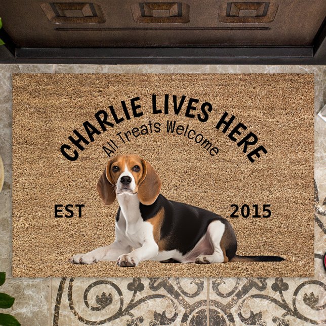 Felpudo Beagle Personalized Doormat (Subido por el creador)