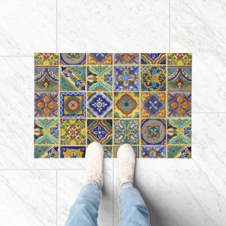 Felpudo Beautiful Boho Talavera Tiles