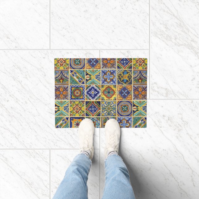 Felpudo Beautiful Boho Talavera Tiles (Interior)