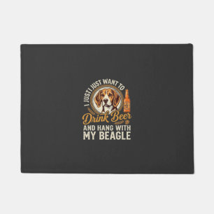 Felpudo Bebe cerveza Beagle perro cerveza artesanal botell