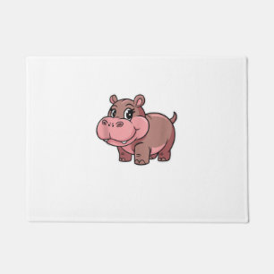 Felpudo Bebé lindo Hippo Moo Deng Tank Top_1