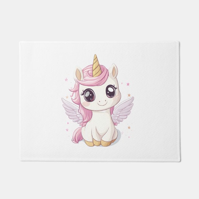 Felpudo Bebé Unicornio Kawaii (1) (Anverso)