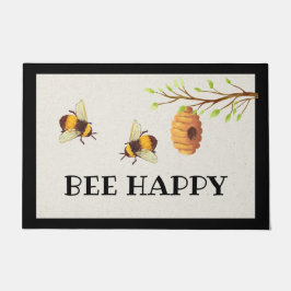 Felpudo Bee Happy Door Mat