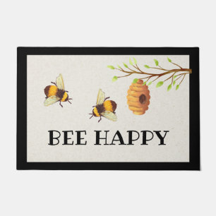 Felpudo Bee Happy Door Mat