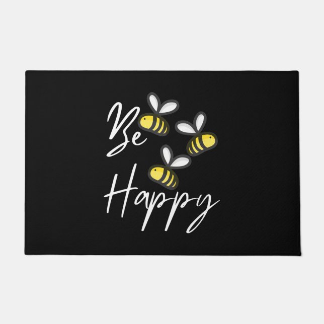 Felpudo Beekeeper Gift | Beekeeper be Happy (Anverso)