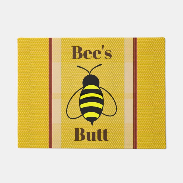 Felpudo Bee's Butt Doormat (Anverso)