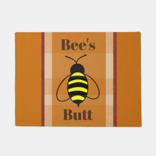 Felpudo Bee's Butt Doormat