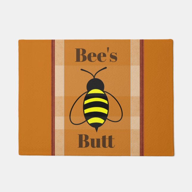 Felpudo Bee's Butt Doormat (Anverso)