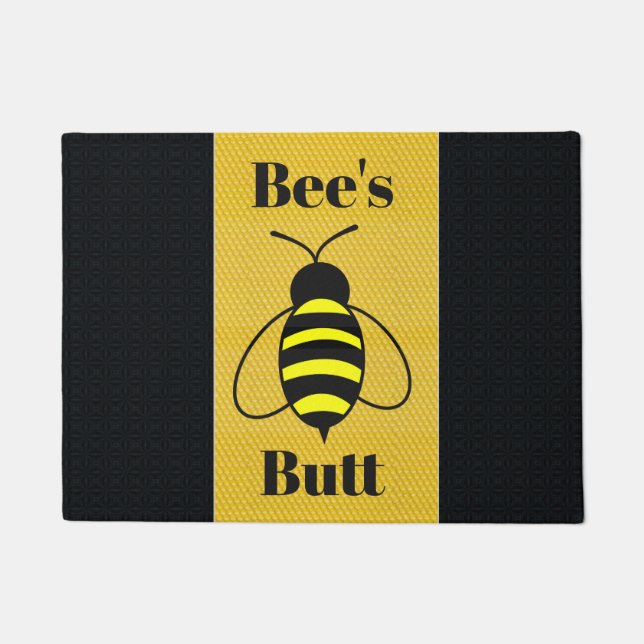 Felpudo Bee's Butt Doormat (Anverso)
