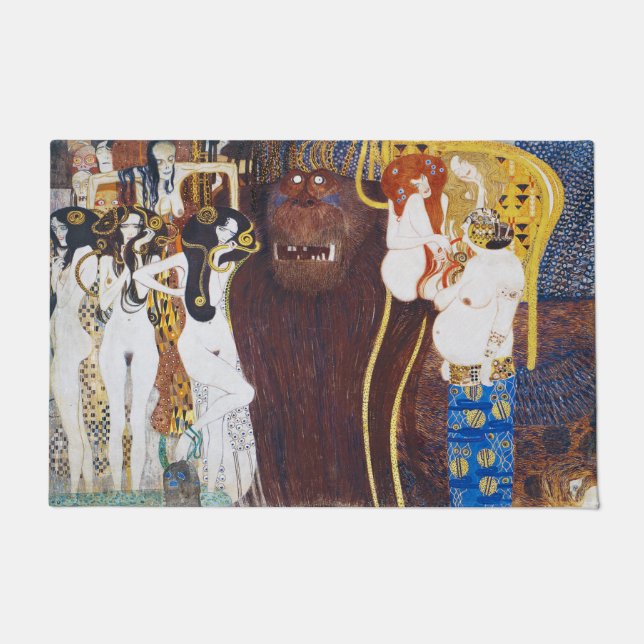 Felpudo Beethoven Frieze (detalle), Gustav Klimt (Anverso)
