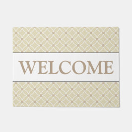 Felpudo Beige Welcome Doormat