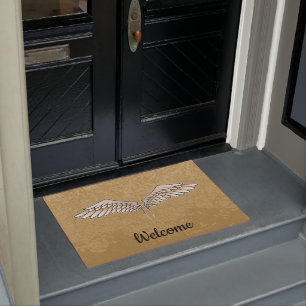 Felpudo Beige Wings Doormat
