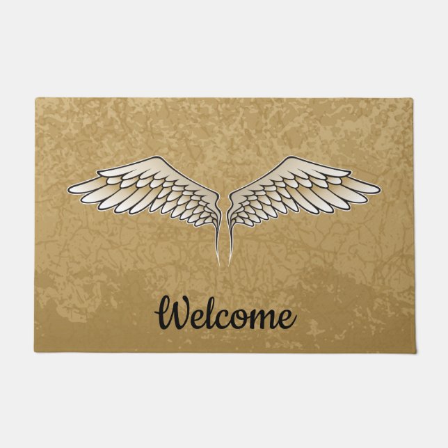 Felpudo Beige Wings Doormat (Anverso)