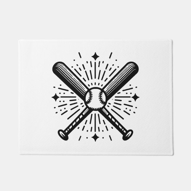 Felpudo béisbol antiguo (Anverso)