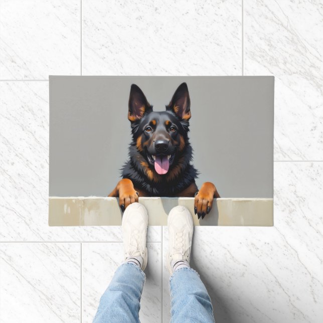 Felpudo Belgian Shepherd Doormat Art (Interior)