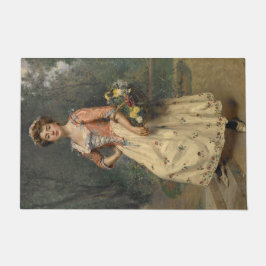 Felpudo Belleza primavera (por Raimundo de Madrazo y Garre