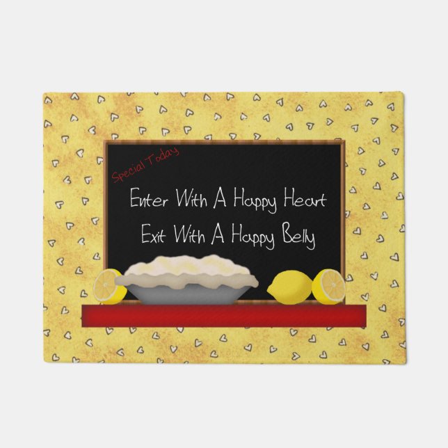 Felpudo Belly Feliz Corazón (Anverso)