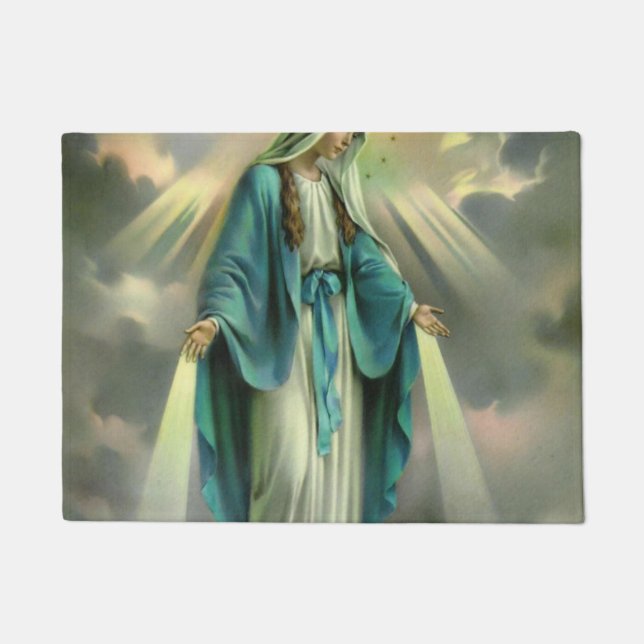 Felpudo Bendita Virgen María (Anverso)