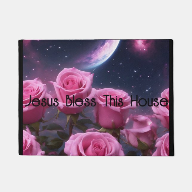 Felpudo Bendito sea este doormat de la casa (Anverso)