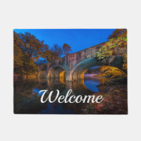 Bennett Spring Bridge Twilight Welcome Doormat