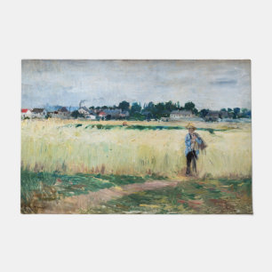 Felpudo Berthe Morisot - En el Wheatfield en Gennevillier