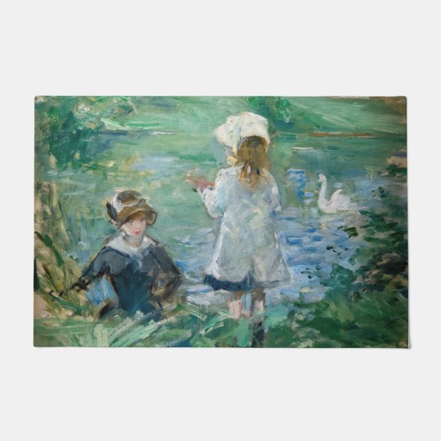 Felpudo Berthe Morisot - Junto a un lago (Anverso)