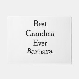 Felpudo Best Grandma ever name date simple mothers day min