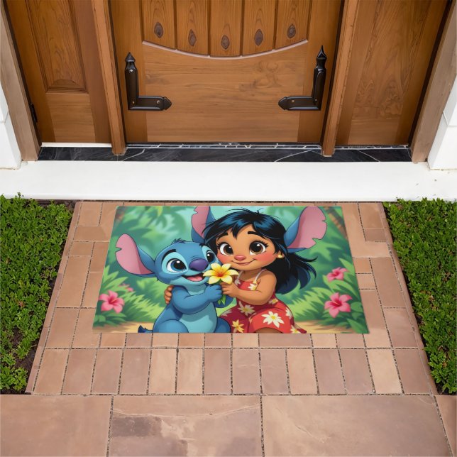 Felpudo Beste Freunde fürs Leben – Lilo & Stitch   (Exterior)