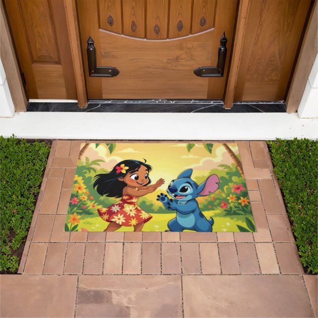 Felpudo Beste Freunde fürs Leben – Lilo & Stitch   (Exterior)