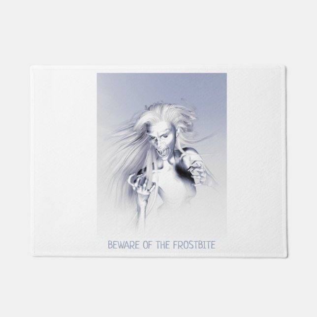 Felpudo Beware of the Frostbite. Ice vampire (Anverso)