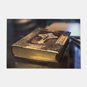 Felpudo Biblia cristiana antigua