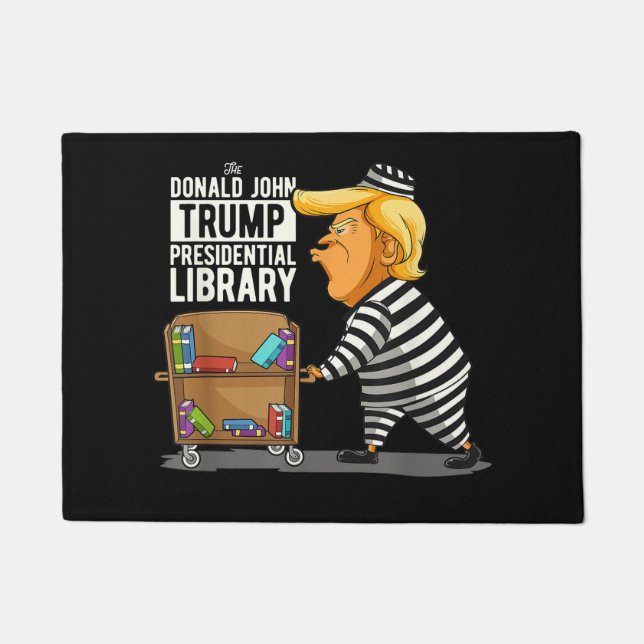 Felpudo Biblioteca Presidencial Trump Prisión (Anverso)