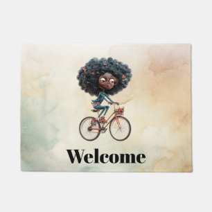 Felpudo Bicicleta Afro