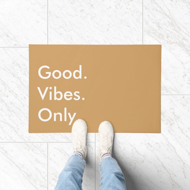 Felpudo Bien. Vibes. Solo. Oak Buff Golden Yellow (Interior)