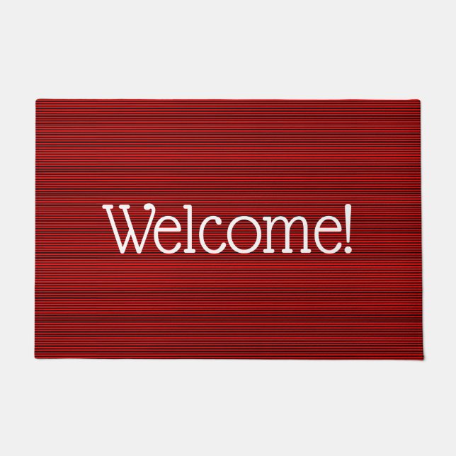 Felpudo Bienvenida, 24 pulgadas x 36 pulgadas, Doormat (Anverso)